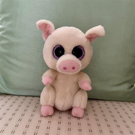 ty beanie boos piggley  pig  tybeanieboos depop