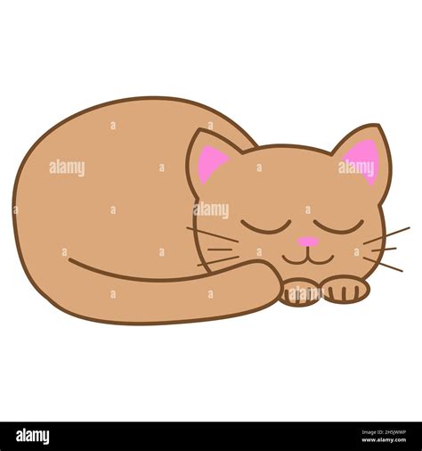 Animal sleeping fat Cut Out Stock Images & Pictures - Alamy