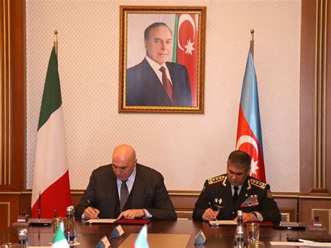 Azərbaycan və İtaliya arasında hərbi təlimlərlə bağlı sənəd imzalandı ...