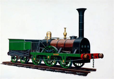 2–2–2 Locomotive 'Patentee', Robert Stephenson's Patent Locomotive | Art UK