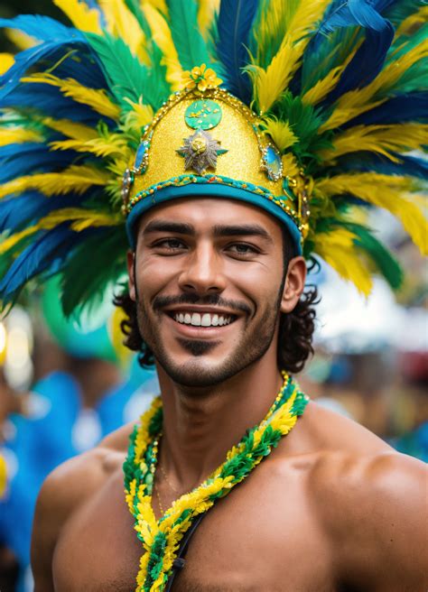 Lexica - Photo essay of ver happy handsome male Brazilian model