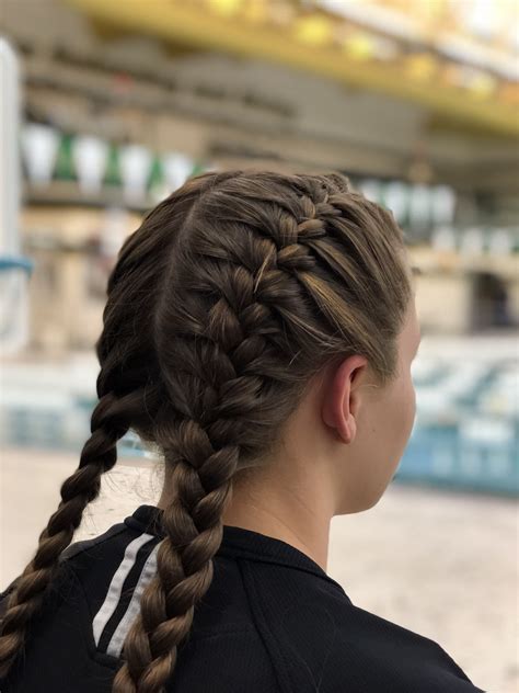 Cute Braided Hairstyles Sports Workout Hair