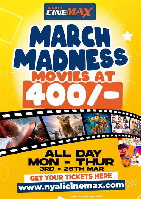 Nyali Cinemax | Full weeks schedule 28 Feb - 6 Mar. Tickets are on sale