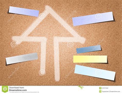 colorful post   arrow stock illustration illustration