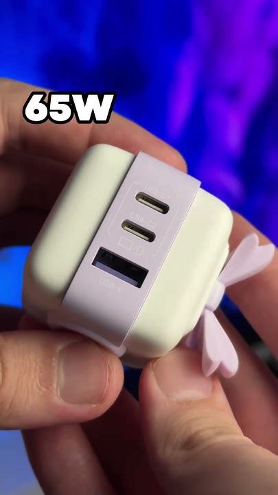 💪🏻Стиль и мощьGaN зарядка на 65W от Ugreen. Заряжает быстро и выглядит ...