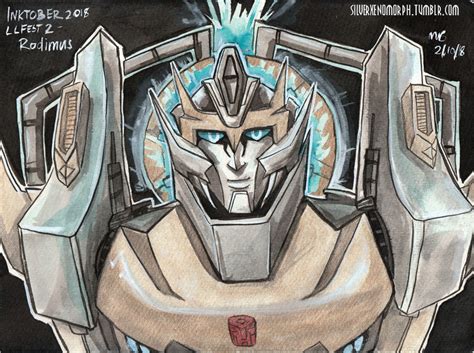 Inktober / Lost Light Fest 2018 - Rodimus by SilverXenomorph on DeviantArt