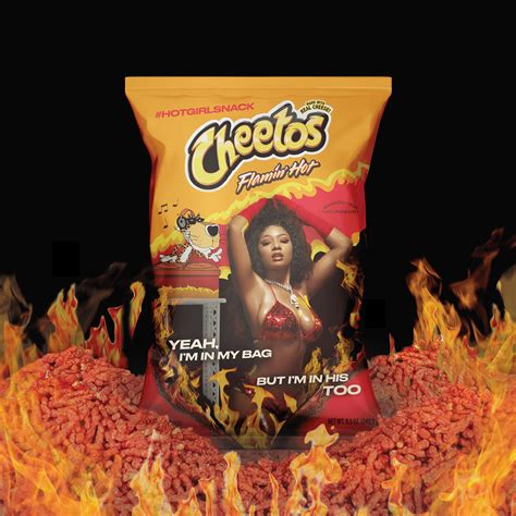 Ad Campaign: Hot Girl Meg x Flamin' Hot Cheetos on Behance
