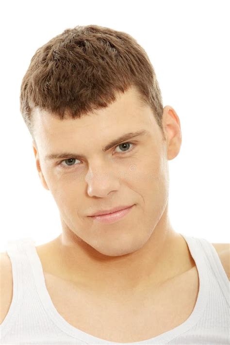 Attractive man stock image. Image of head, beautiful - 16525485
