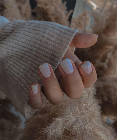 молочный маникюр/milk nails | Маникюр, Дизайнерские ногти, Дизай ногтей