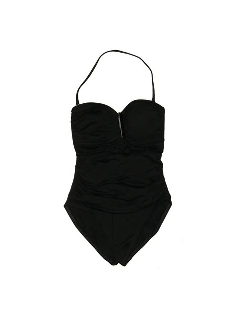 La Blanca Solid Black One Piece Swimsuit Size 6 - 57% off | ThredUp