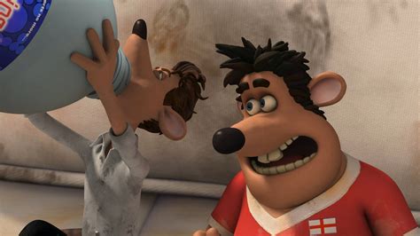Download Flushed Away Roddy Drinking Wallpaper | Wallpapers.com