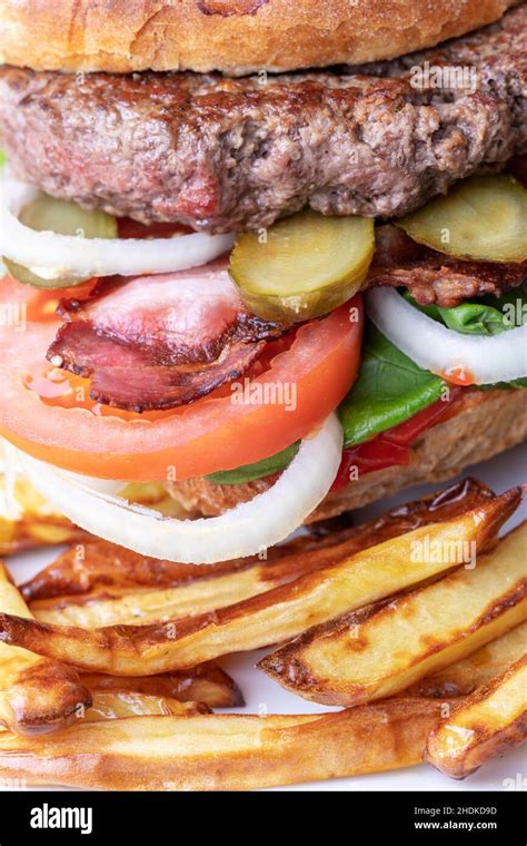 unhealthy, burger, junkfood, unhealthies, burgers, junkfoods Stock ...