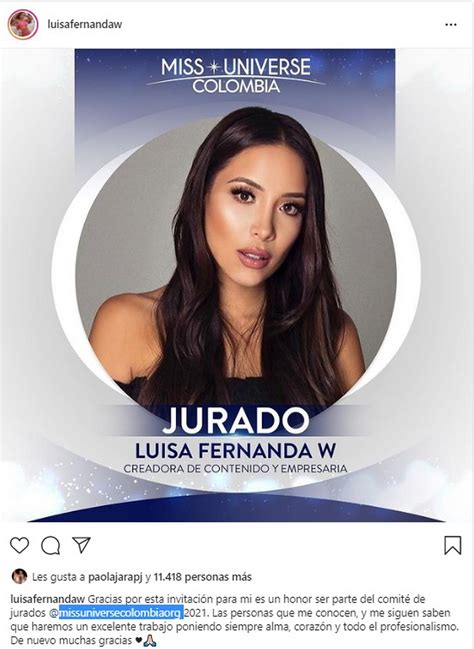 Luisa Fernanda W será jurado en Miss Universe Colombia | Minuto30