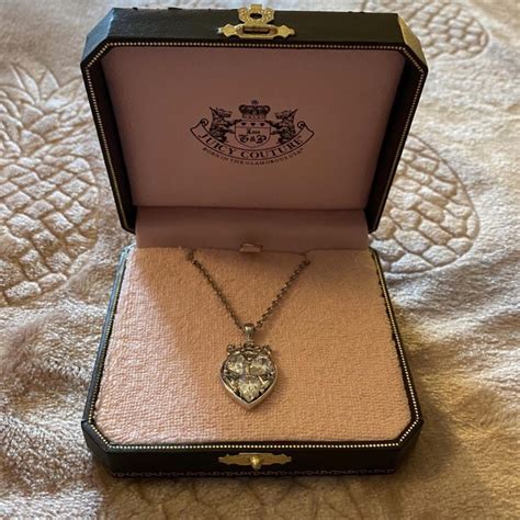 Juicy Couture Heart Necklace Sterling silver. Some... - Depop