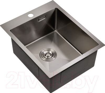 Milacio Denia 41 Steel / MC.77469 (вороненая сталь) Мойка кухонная ...