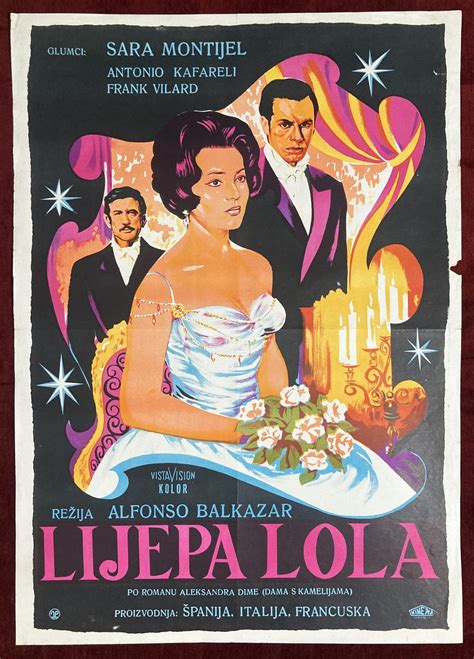 La Bella Lola 1962 Vintage Movie Poster Balcazar Sara Montiel