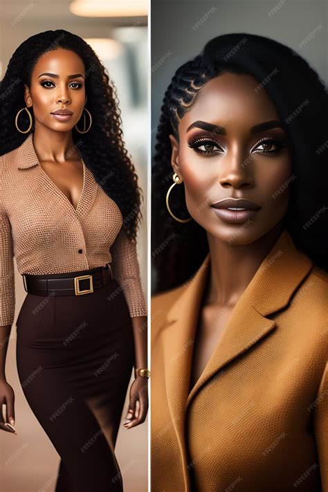 Premium AI Image | African Black Woman Model Ai Generate