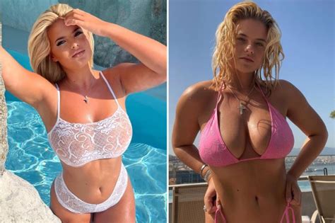 Ring girl Apollonia Llewellyn leaves jaws on the floor with busty display in see-through bikini