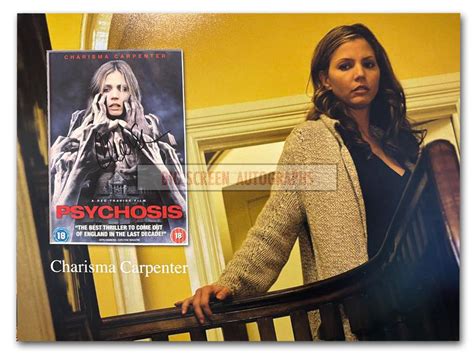 Charisma Carpenter signed display | Big Screen Autographs