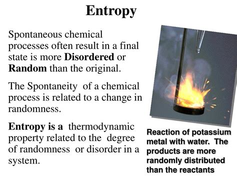 entropy randomness disorder powerpoint  id