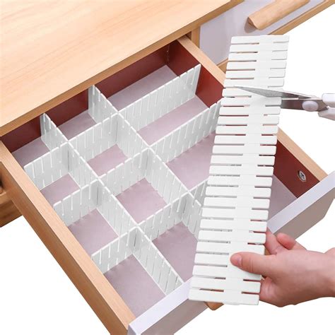 Amazon.com: Bofoho Drawer Divider Adjustable Diy Storage Organizer ...