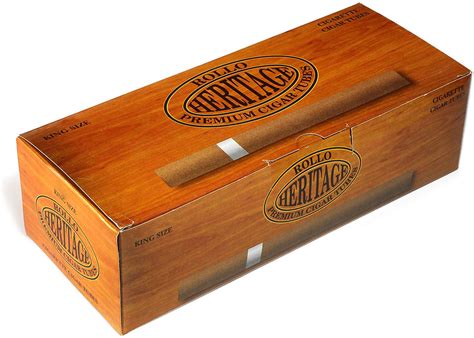 Гильзы для сигарет Rollo Heritage(фильтр 20мм) из табачного листа (Сиг ...