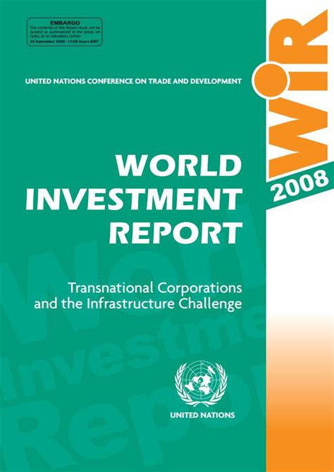 world investment report  transnational corporations