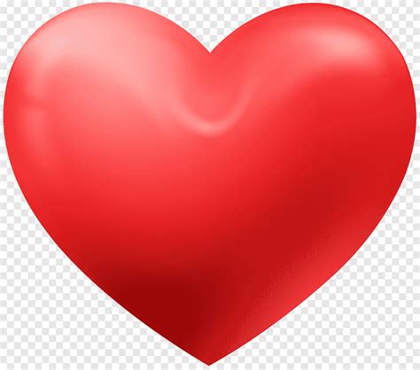 Сердце на прозрачном фоне для презентации