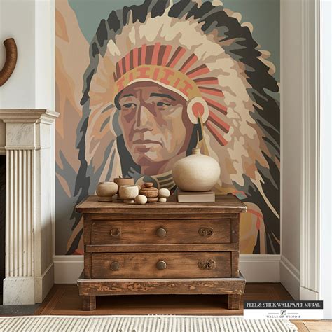 Native American Wallpaper Murals Woodland Area Native American
