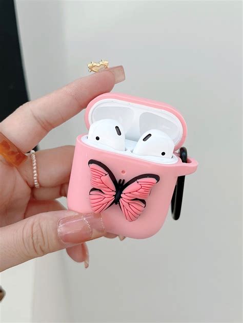 Pink purple fluffy charm case for airpods 1 2 airpods case – Artofit
