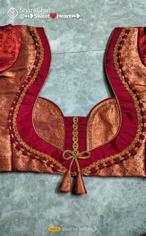 stunning collection  full  blouse  neck designs images