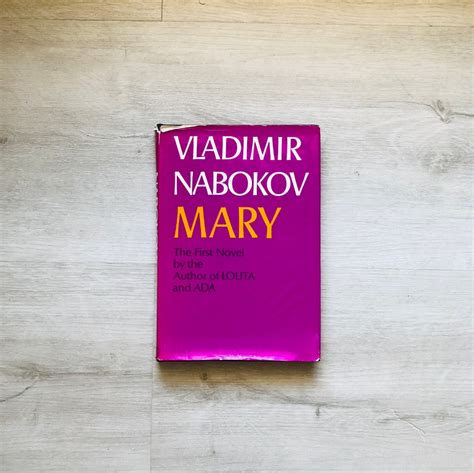 Mary by Vladimir Nabokov Rare First Edition 1970 | Etsy | Vladimir ...