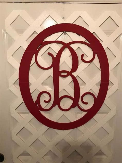 Monogram Gift Monogram Door Sign Monogram Door Decor | Etsy | Monogram ...