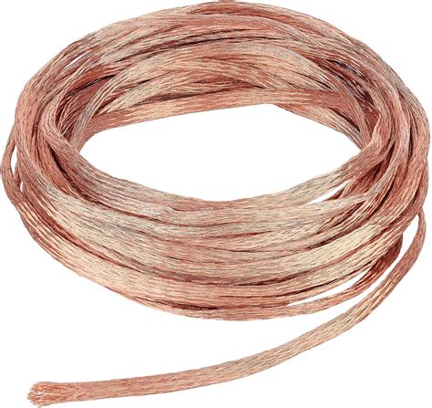 benecreat ft mm flat copper braided ground strap braided nude