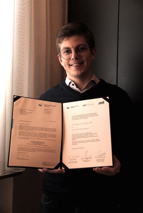 KCIST Junge Forscher - Wissenschaftspreis der Gisela und Erwin Sick