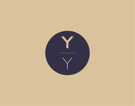 YY letter modern elegant logo design vector images 19149189 Vector Art ...