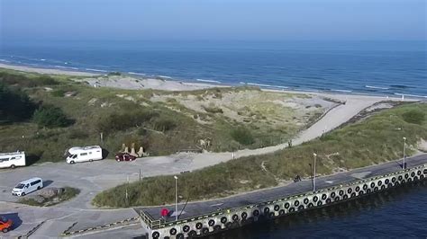 WebCamera.pl - ŁEBA - widok na wydmy i plażę