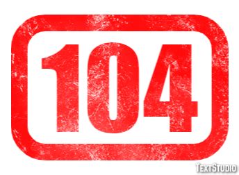 104 Text Effect and Logo Design Number