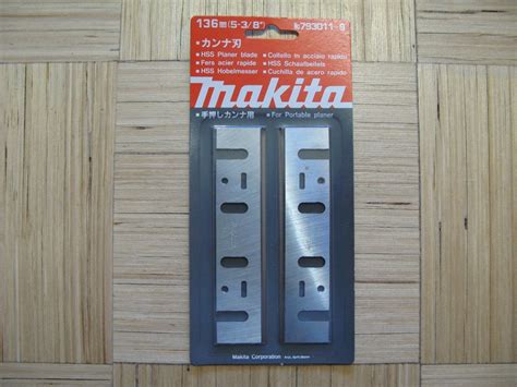 Genuine Makita Planer Blades 136mm HSS 1804N 793011-9 - Everything Else