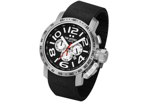 Originele TW STEEL TW40 horlogeband zwart rubber