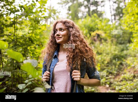 hike forest teen stock  hike forest teen stock images alamy