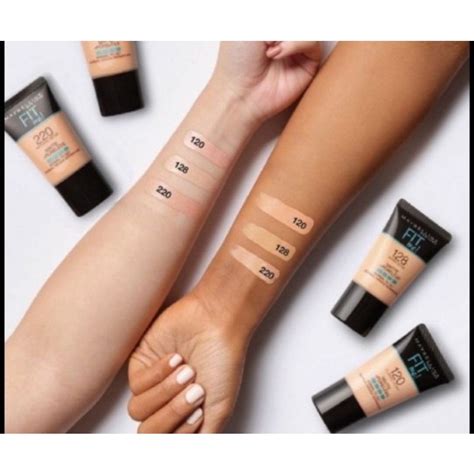 Jual Foundation Fit Me Shade 120-128-220 / Foundation Matte Poreless ...