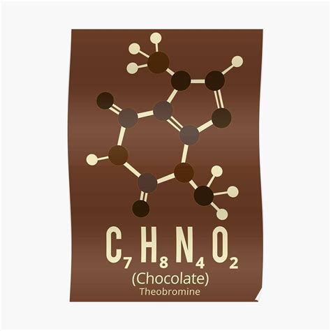 Chocolate Molecule Theobromine Brown Sugar Chocolate Addict Chocolate ...