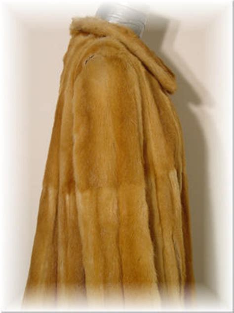 Full Skin Weasel Fur Coat with weasel Fur Collar and Cuffs Vintage ...