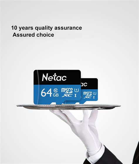 Netac P500 64GB Micro SD/TF Card Blue