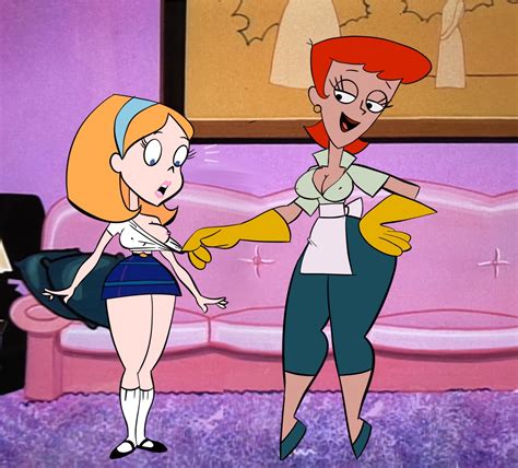 More of Lisa the Babysitter and Dexters Mom by pizzalazerbot on DeviantArt