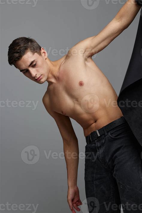 Handsome man naked torso self-confidence attractive look 22637397 Stock