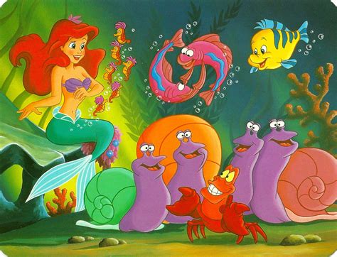 My Favorite Disney Postcards: The Little Mermaid, Under The Sea