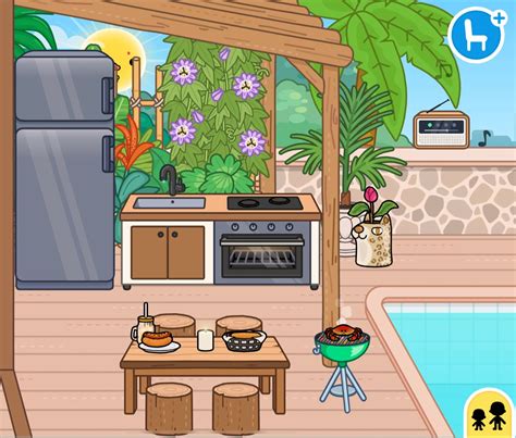 Toca boca kitchen in 2023 | Kitchen design, Outdoor kitchen, Small spaces