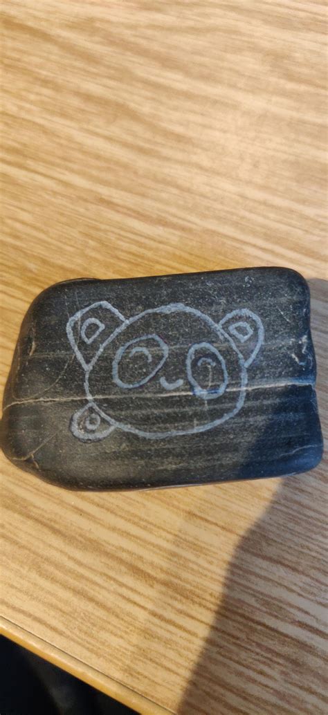 Panda i engraved into a stone :3 : r/PotasticP